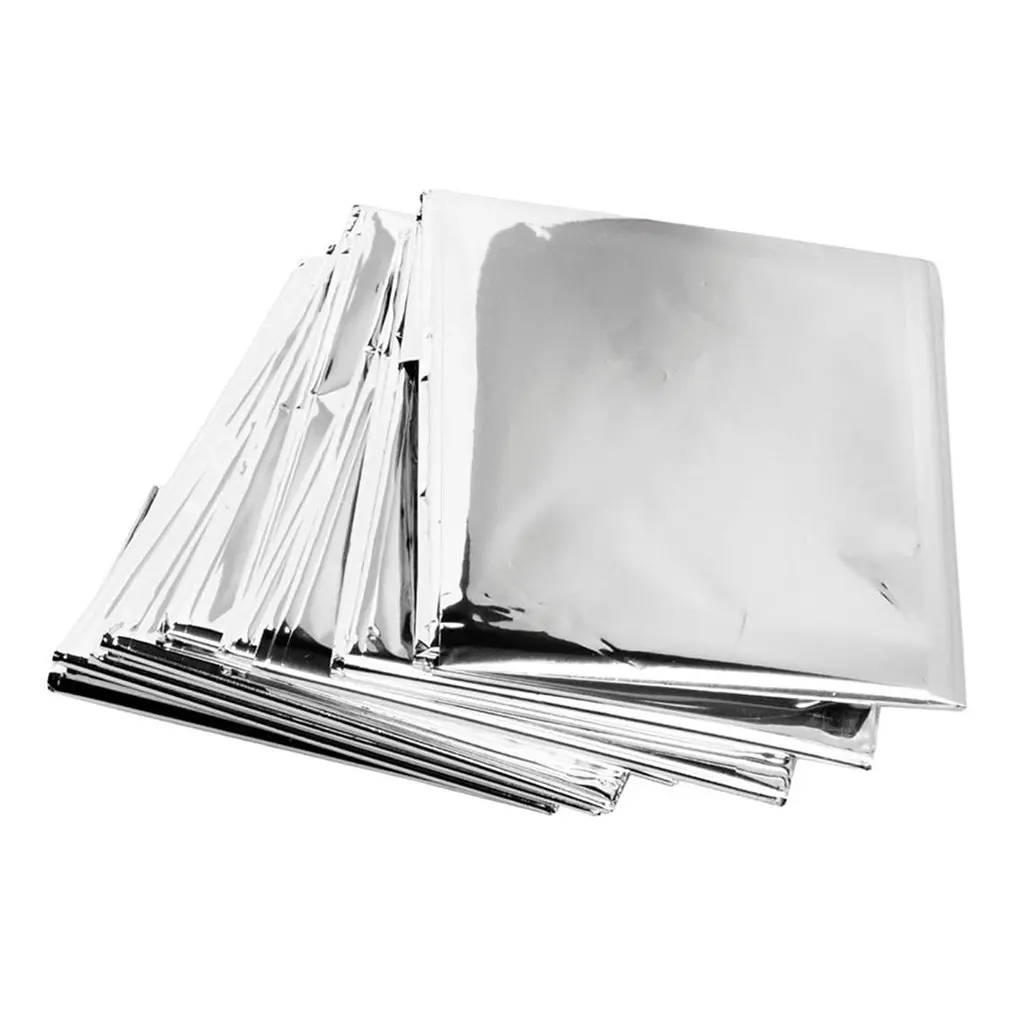 130x210cm Emergency Blanket Thermal First Aid Survival Silver Foil Waterproof Rescue Excursions Outdoor Kit
130x210cm Emergency Blanket Thermal First Aid Survival Silver Foil Waterproof Rescue Excursions Outdoor Kit