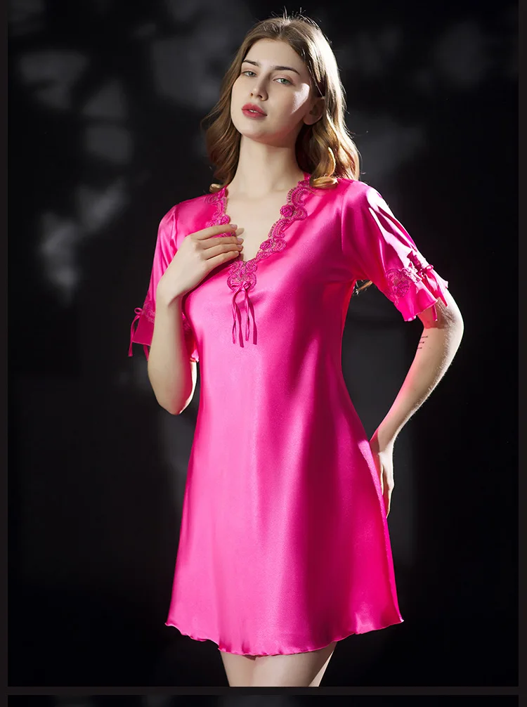 Fashion New Pajamas Women Sleepwear Y Nightgown Lady Nightwear Female