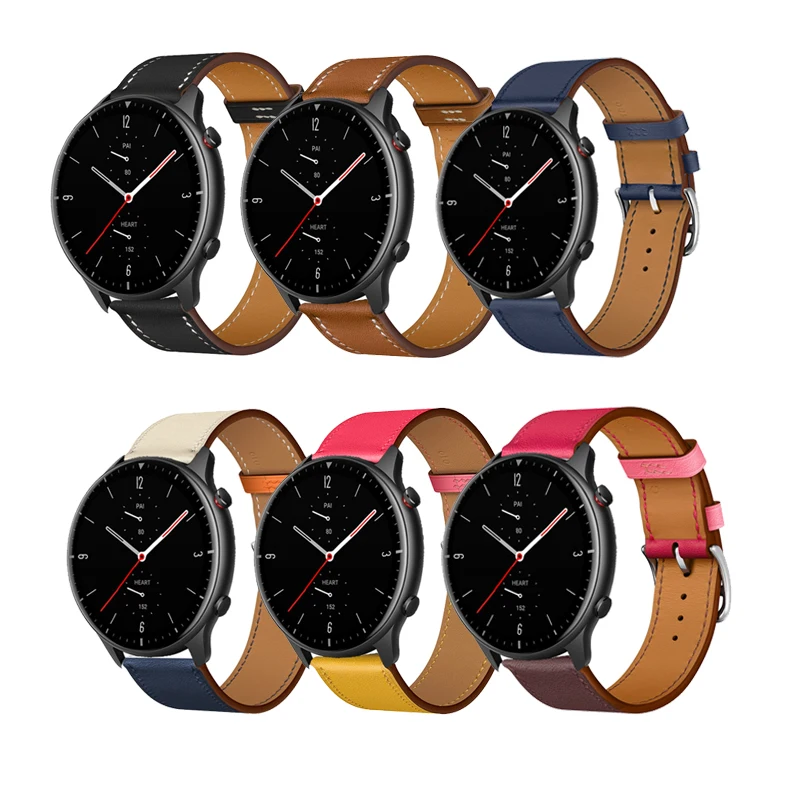 New 22mm Genuine Leather Watch Band Strap for Huami Amazfit GTR2 GTR 2 2e Replacement Fashion Wrist bands straps Correa
New 22mm Genuine Leather Watch Band Strap for Huami Amazfit GTR2 GTR 2 2e Replacement Fashion Wrist bands straps Correa
