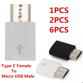 1PCS/2PCS/ 6PCSType C Female To Micro USB Male Adapter Converter Connectors For USB 3.1 Type C Connectors
1PCS/2PCS/ 6PCSType C Female To Micro USB Male Adapter Converter Connectors For USB 3.1 Type C Connectors