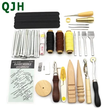 DIY Leather Craft Tool Stamp Set Punch Cutting Hand Sewing Thread Making Saddle Slot Hand Sewing Set Tool Accessories awl needle
DIY Leather Craft Tool Stamp Set Punch Cutting Hand Sewing Thread Making Saddle Slot Hand Sewing Set Tool Accessories awl needle