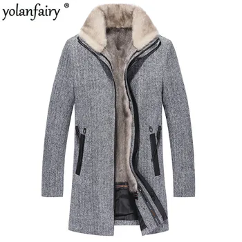 Real Fur Coat Men Woolen Overcoat Men Real Mink Fur Coat Real Fur Parka Mens Clothing 2020 Abrigo Hombre MA8201HF582 YY1126
Real Fur Coat Men Woolen Overcoat Men Real Mink Fur Coat Real Fur Parka Mens Clothing 2020 Abrigo Hombre MA8201HF582 YY1126