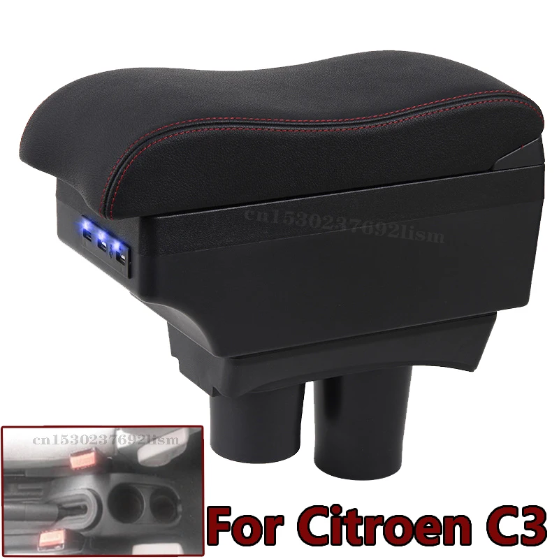 For Citroen C2 C3 armrest box USB Charging Double layer central Store content cup holder ashtray accessories
For Citroen C2 C3 armrest box USB Charging Double layer central Store content cup holder ashtray accessories