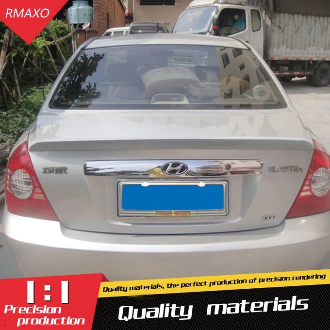 Спойлер для Hyundai Elantra 2003 2008 задний спойлер из АБС пластика автомобильного заднего