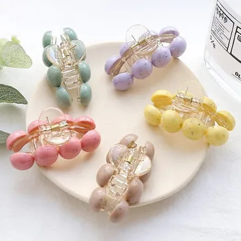 Molans Colorful Semi-circle Beads Hair Claws Candy Color Sweet Lovely Girls Hair Clips INS Fashion Acrylic Grab Clips For Women
Molans Colorful Semi-circle Beads Hair Claws Candy Color Sweet Lovely Girls Hair Clips INS Fashion Acrylic Grab Clips For Women