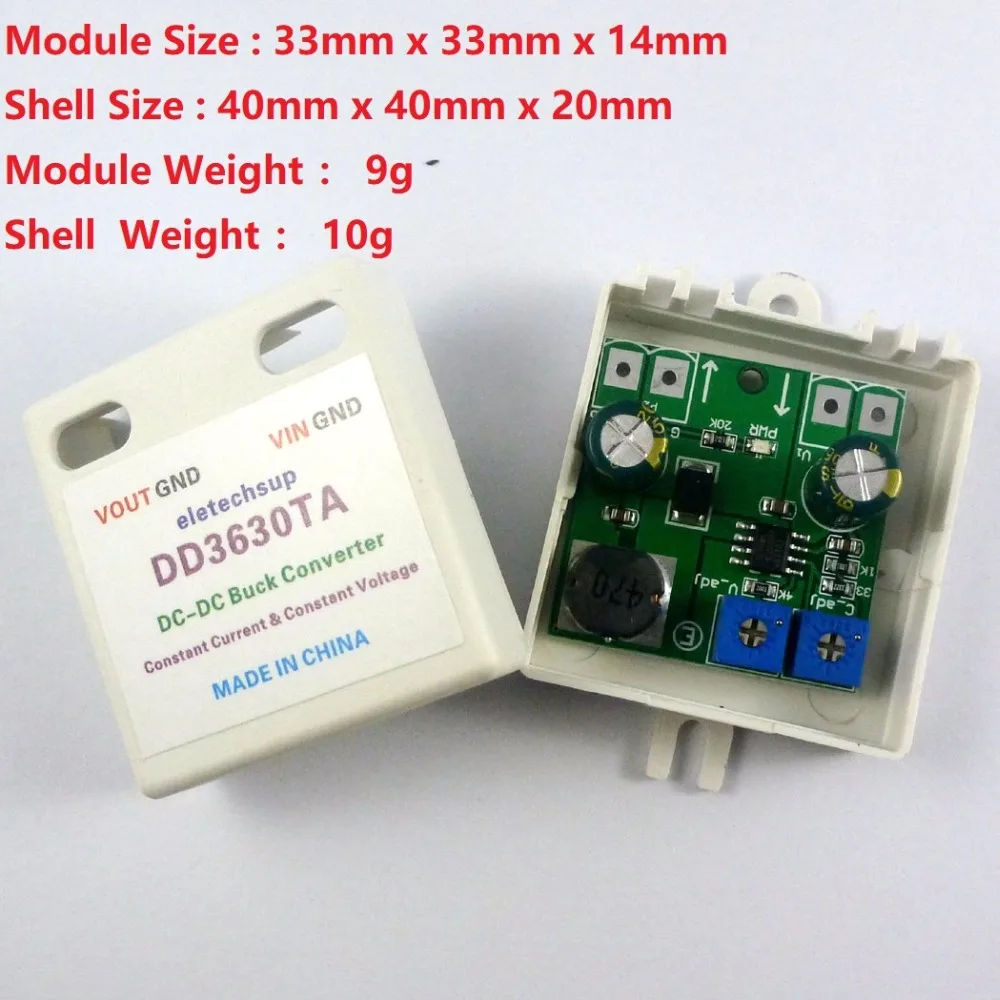for LED Dimming Motor Speed regulation 15W Constant current & Constant voltage DC-DC Buck Converter 8-32V to 3.3V 5V 6V 9V 12V
for LED Dimming Motor Speed regulation 15W Constant current & Constant voltage DC-DC Buck Converter 8-32V to 3.3V 5V 6V 9V 12V