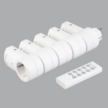 5 Wireless Remote Control Switches Socket Power Outlets Electrical Plugs Adaptors with Remote Control EU Plug White
5 Wireless Remote Control Switches Socket Power Outlets Electrical Plugs Adaptors with Remote Control EU Plug White
