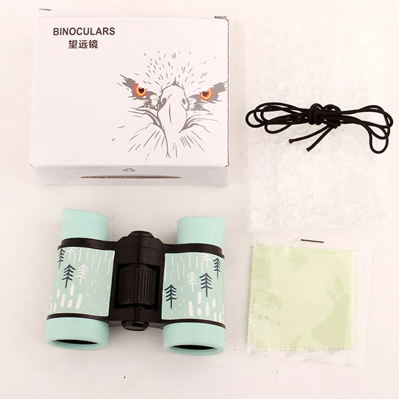 4x30 Children Telescope Mini Binoculars For Kids Outdoor Camping Travel Sports Colorful Cute Telescope Kids Special Toys