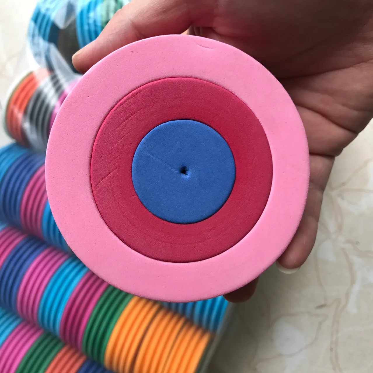 10 Centimeter Diameter Combination Main Thread Reel Three Layer Foam Color Main Thread Reel
10 Centimeter Diameter Combination Main Thread Reel Three Layer Foam Color Main Thread Reel