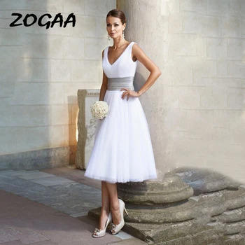 ZOGAA European and American Solid Color Tight Waist Sleeveless V-neck Bridesmaid Wedding Dress
ZOGAA European and American Solid Color Tight Waist Sleeveless V-neck Bridesmaid Wedding Dress