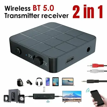 KN321 bluetooth 5.0 Audio Transmitter Receiver 2 in 1 Transceiver for TV Computer Speaker 3.5mm AUX RCA Wireless Adapter
KN321 bluetooth 5.0 Audio Transmitter Receiver 2 in 1 Transceiver for TV Computer Speaker 3.5mm AUX RCA Wireless Adapter