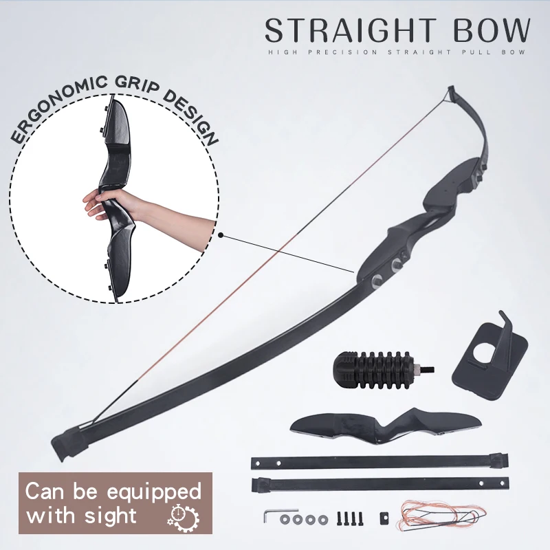 40 lbs Archery Recurve Bow And Arrow Traditional Bow Professional Long Bow for Outdoor Hunting Shooting Straight Bow accessories
40 lbs Archery Recurve Bow And Arrow Traditional Bow Professional Long Bow for Outdoor Hunting Shooting Straight Bow accessories
