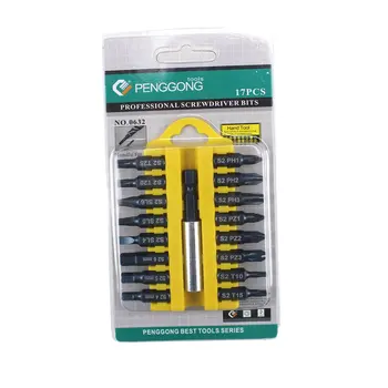 17pcs/set Professional Magnetic Screwdriver Bits Screwdriver Set Screw Driver S2 Bit Set Multifunction Hand Tool Wholesale Sale
17pcs/set Professional Magnetic Screwdriver Bits Screwdriver Set Screw Driver S2 Bit Set Multifunction Hand Tool Wholesale Sale