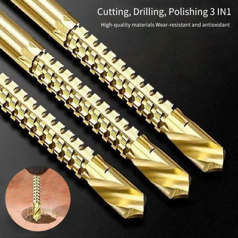 6pcs/set Cobalt Drill Bit Set Spiral Screw Metric Composite Tap Drill Bit Tap Twist drill bit set multi-function metal specia
6pcs/set Cobalt Drill Bit Set Spiral Screw Metric Composite Tap Drill Bit Tap Twist drill bit set multi-function metal specia