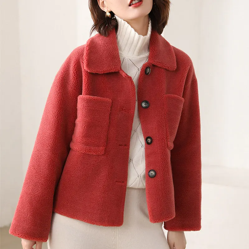 Litvriyh lady thick wool coat women turn-down collar long sleeve female jacket short style women coat winter overcoat out jacket
Litvriyh lady thick wool coat women turn-down collar long sleeve female jacket short style women coat winter overcoat out jacket