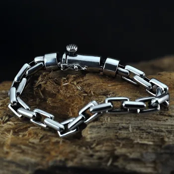 Factory Wholesale 925 Silver Bracelet Male Couple Personality Trend Thai Silver Fashion Retro Silver Female
Factory Wholesale 925 Silver Bracelet Male Couple Personality Trend Thai Silver Fashion Retro Silver Female