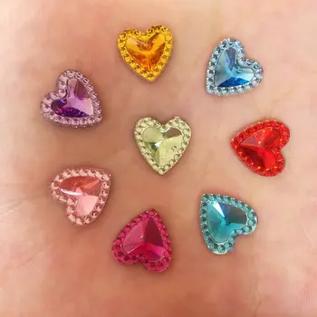 Classic DIY 40pcs 12mm Resin Heart Flatback Rhinestone Wedding Buttons Crafts R71
Classic DIY 40pcs 12mm Resin Heart Flatback Rhinestone Wedding Buttons Crafts R71
