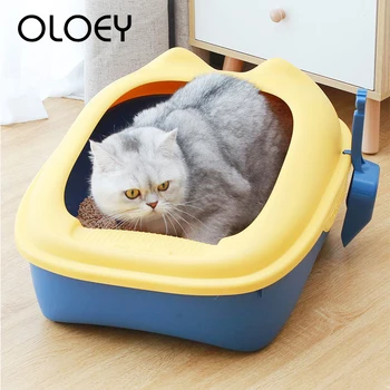 Pet Toilet Bedpan Anti Splash Cats Litter Box Cat Dog Tray with Scoop Kitten Dog Clean Toilette Home Plastic Sand Box Supplies
Pet Toilet Bedpan Anti Splash Cats Litter Box Cat Dog Tray with Scoop Kitten Dog Clean Toilette Home Plastic Sand Box Supplies