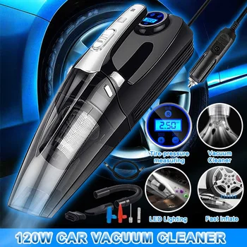 4 in 1 4000mPa Car Handheld Vacuum Cleaner Digital Tire Inflator Pump with Pressure Gauge LED Light Vacuum Cleaner For Home Auto
4 in 1 4000mPa Car Handheld Vacuum Cleaner Digital Tire Inflator Pump with Pressure Gauge LED Light Vacuum Cleaner For Home Auto