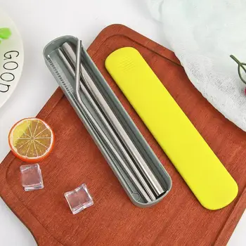 Reusable Metal Drinking Straws 5Pcs/set Stainless Steel Reusable Bent Straight Drink Straws with Cleaner Brush Drinking Tool
Reusable Metal Drinking Straws 5Pcs/set Stainless Steel Reusable Bent Straight Drink Straws with Cleaner Brush Drinking Tool