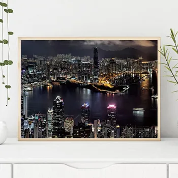 Wall Art Canvas Landscape Posters and Prints Hong Kong City Painting,Night Scene,Home Decor,Decorative Pictures for Living Room 
Wall Art Canvas Landscape Posters and Prints Hong Kong City Painting,Night Scene,Home Decor,Decorative Pictures for Living Room