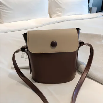 2020 new versatile simple ins messenger bucket Mori texture hit color bucket bag net red small black bag female
2020 new versatile simple ins messenger bucket Mori texture hit color bucket bag net red small black bag female