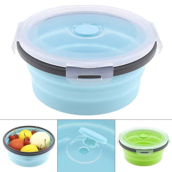 350ML 500ML 800ML 1200ML Lunch Box Portable Silicone Folding Lunchbox Bento Box with Sealing Plug for - 40 to 230 Centigrade
350ML 500ML 800ML 1200ML Lunch Box Portable Silicone Folding Lunchbox Bento Box with Sealing Plug for - 40 to 230 Centigrade