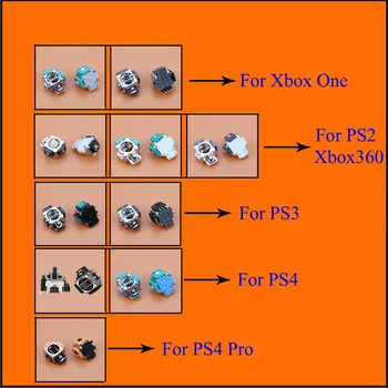 

YuXi 3D Analog Handle Joystick Rocker Stick Sensor Module For Xbox One Xbox360 PS2 PS3 PS4 pro Controller Repair Parts