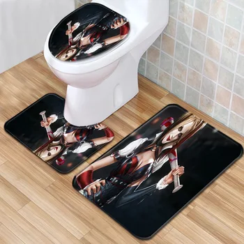 Cartoon Bathroom Mat Three-Piece Bathroom Carpet Toilet Mat Set Door Mat Bathroom Non-Slip Mat Spot
Cartoon Bathroom Mat Three-Piece Bathroom Carpet Toilet Mat Set Door Mat Bathroom Non-Slip Mat Spot
