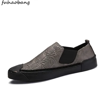 Mens genuine Leather Shoes Spring autumn Retro Designer Loafers outdoor Footwear luxury brand Breathable shoes Mocassin Homme 
Mens genuine Leather Shoes Spring autumn Retro Designer Loafers outdoor Footwear luxury brand Breathable shoes Mocassin Homme