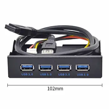Motherboard 20Pin Connector to USB 3.0 HUB 4 Ports Front Panel Cable for 3.5" Floppy Bay
Motherboard 20Pin Connector to USB 3.0 HUB 4 Ports Front Panel Cable for 3.5" Floppy Bay