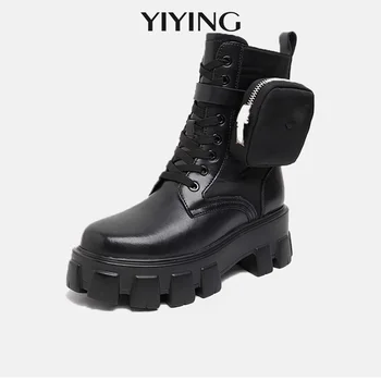 2020 New Autumn Winter Bootie Pocket Buckle Strap Motorcycle Bota Shiny Leather Patchwork Hot New Arrival Boots Flat Platform
2020 New Autumn Winter Bootie Pocket Buckle Strap Motorcycle Bota Shiny Leather Patchwork Hot New Arrival Boots Flat Platform