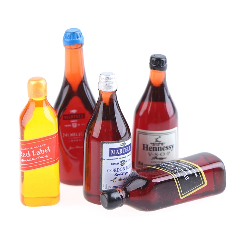 10Pcs 1/12 Dollhouse Miniature Resin Whiskey Wine bottle Furniture Model Toys Pretend Play Toy
10Pcs 1/12 Dollhouse Miniature Resin Whiskey Wine bottle Furniture Model Toys Pretend Play Toy