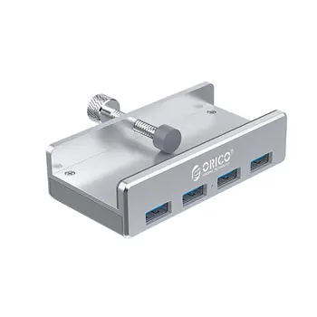 ORICO Aluminum 4 Ports USB 3.0 Clip HUB with Power Supply High Speed 5GBPS Data Transmission for MAC OS PC (MH4PU-P)
ORICO Aluminum 4 Ports USB 3.0 Clip HUB with Power Supply High Speed 5GBPS Data Transmission for MAC OS PC (MH4PU-P)