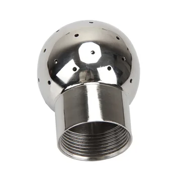 1/2" Thread Female Cleaning Spray Ball Stainless Steel Sanitary Pipe Fittings Fix/Rotary Tank Cleaning Ball Head
1/2" Thread Female Cleaning Spray Ball Stainless Steel Sanitary Pipe Fittings Fix/Rotary Tank Cleaning Ball Head