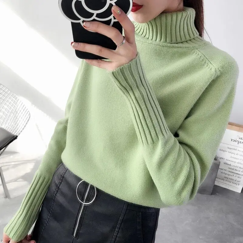 Turtleneck Sweater Female 2019 Autumn Winter Cashmere Knitted Warm Women Sweater And Pullover Female Tricot Jumper Pull Femme
Turtleneck Sweater Female 2019 Autumn Winter Cashmere Knitted Warm Women Sweater And Pullover Female Tricot Jumper Pull Femme