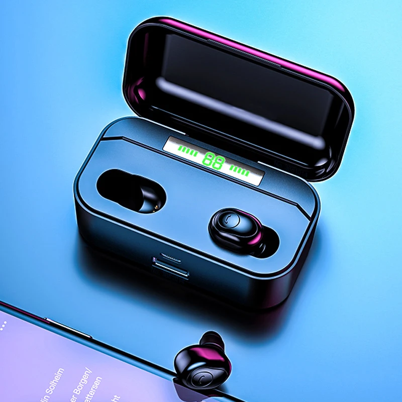 Wireless Bluetooth Earphone 5.0 With 3500mAh Charging Case IPX7 Waterproof Bluetooth Headphone Headset Support Wireless Charging
Wireless Bluetooth Earphone 5.0 With 3500mAh Charging Case IPX7 Waterproof Bluetooth Headphone Headset Support Wireless Charging