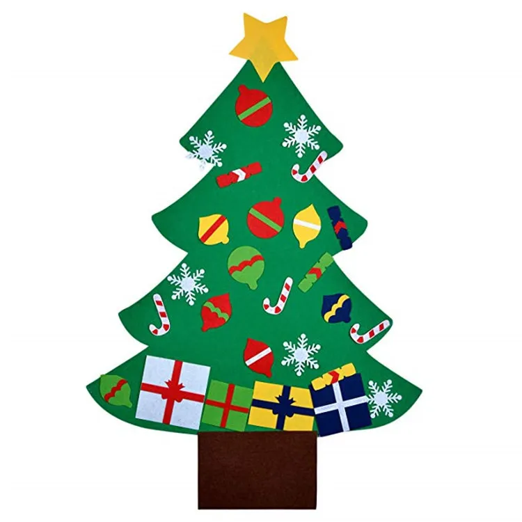 Nonwoven Fabric Christmas Decorative Pendant DIY CHILDREN'S Toy Handmade Christmas Tree Felt Christmas Tree
Nonwoven Fabric Christmas Decorative Pendant DIY CHILDREN'S Toy Handmade Christmas Tree Felt Christmas Tree