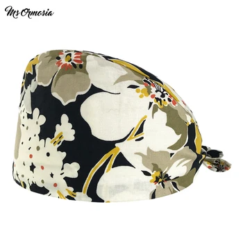 High quality gray printed men and women 100% cotton pharmacy nurse cap band elasticated operating room surgical cap medical hat
High quality gray printed men and women 100% cotton pharmacy nurse cap band elasticated operating room surgical cap medical hat