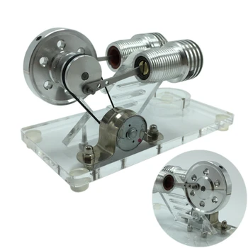 Acrylic Stirling Engine Model Steam Power Scientific Power Physics Educational Mini Engine
Acrylic Stirling Engine Model Steam Power Scientific Power Physics Educational Mini Engine