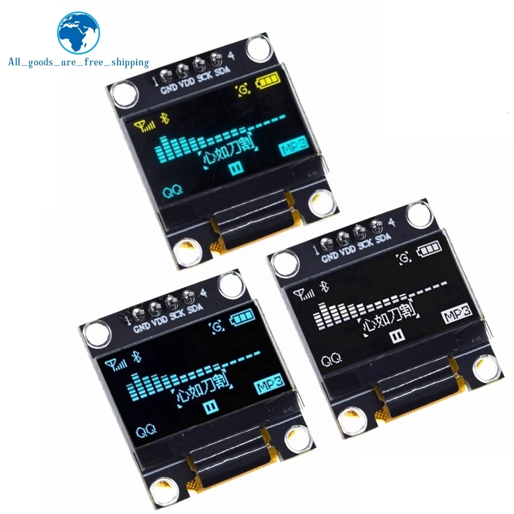 0.96 inch oled IIC Serial White OLED Display Module 128X64 I2C SSD1306 12864 LCD Screen Board GND VDD SCK SDA for Arduino
0.96 inch oled IIC Serial White OLED Display Module 128X64 I2C SSD1306 12864 LCD Screen Board GND VDD SCK SDA for Arduino