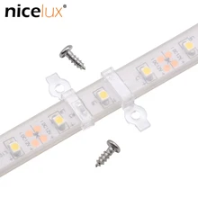 New 100 pcs Fixing Mounting Clips Connector for IP67 IP68 IP65 IP20 LED Tube Tape Light RGB LED Strip Clamp Brackets with Screws
New 100 pcs Fixing Mounting Clips Connector for IP67 IP68 IP65 IP20 LED Tube Tape Light RGB LED Strip Clamp Brackets with Screws