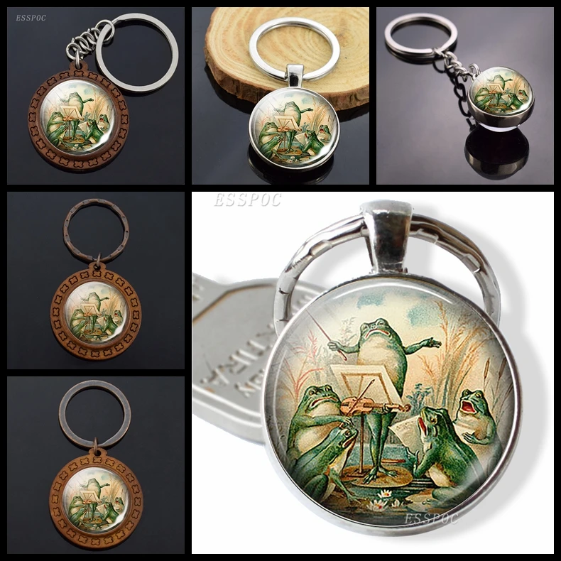 Cute Dancing Frog Picture Key Chain Keyrings Luminous Jewelry Handmade Anime Keychain Frog Band Performance Photo Jewellery
Cute Dancing Frog Picture Key Chain Keyrings Luminous Jewelry Handmade Anime Keychain Frog Band Performance Photo Jewellery