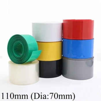 110mm Width 18650 Lithium Battery Film Wrap PVC Heat Shrink Tube Sheath Cover Insulated Cable Sleeve Pack Protection Multicolor
110mm Width 18650 Lithium Battery Film Wrap PVC Heat Shrink Tube Sheath Cover Insulated Cable Sleeve Pack Protection Multicolor