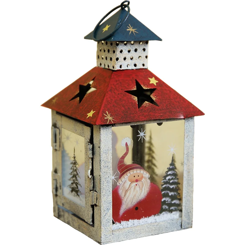 European Style Home Decoration Lantern Iron Christmas Decorations for Home Outdoor Tree Figurine Santa Garden Decoration A
European Style Home Decoration Lantern Iron Christmas Decorations for Home Outdoor Tree Figurine Santa Garden Decoration A