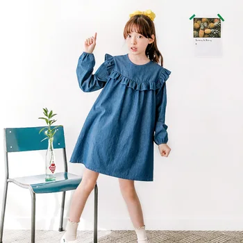 YourSeason 2020 Autumn Spring Girls Cotton Ruched Soft Denim Mini Dress O Neck Baby Girl Jeans Clothes Flora Dresses Long Sleeve
YourSeason 2020 Autumn Spring Girls Cotton Ruched Soft Denim Mini Dress O Neck Baby Girl Jeans Clothes Flora Dresses Long Sleeve