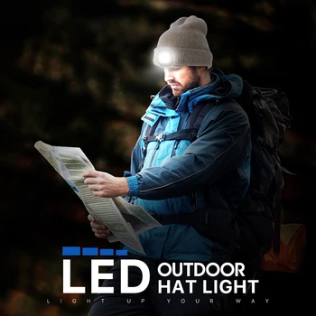 Unisex Autumn Winter LED Lighted Cap Warm Beanies Outdoor Fishing Running Beanie Hat Flash headlight Camping Climbing Caps
Unisex Autumn Winter LED Lighted Cap Warm Beanies Outdoor Fishing Running Beanie Hat Flash headlight Camping Climbing Caps