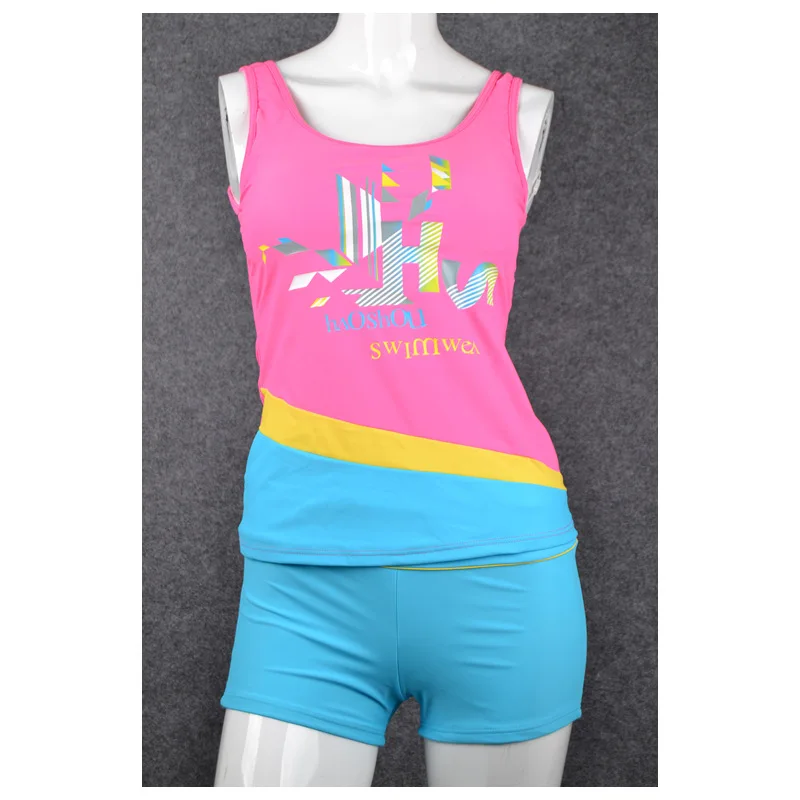 HaoShou Brand Two-piece Swimsuits Women's Conservative Boxers Vest Athletic Europe And America Students Tour Bathing Suit
HaoShou Brand Two-piece Swimsuits Women's Conservative Boxers Vest Athletic Europe And America Students Tour Bathing Suit
