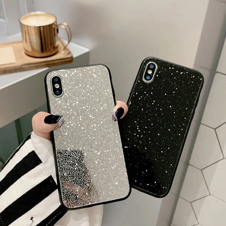 case for iPhone 11 XR 7 8 Pro Max X XS Plus 6 6s cover glitter sequin | Мобильные телефоны и аксессуары