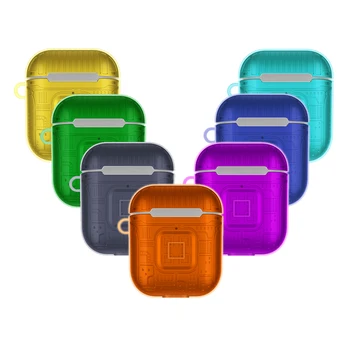 Protective Case for Airpods 1 2-in-1 PC+TPU Suitcase Anti-fall Shockproof Protective Case with free Buckle Blue
Protective Case for Airpods 1 2-in-1 PC+TPU Suitcase Anti-fall Shockproof Protective Case with free Buckle Blue